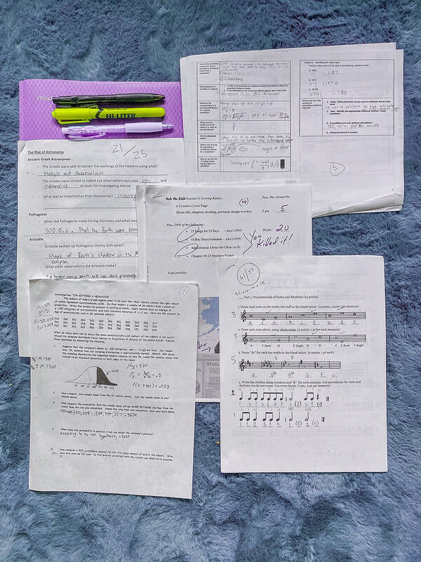 Graded assignments and academic validation